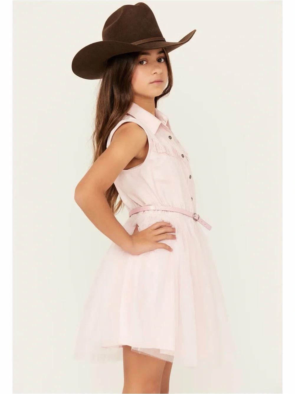 Cowgirl pink dress